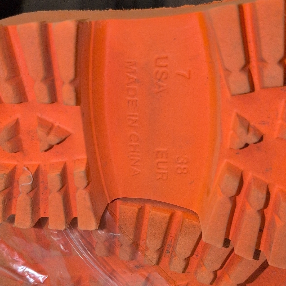 Women's Orange Slip-On Clogs - Picture 11 of 12